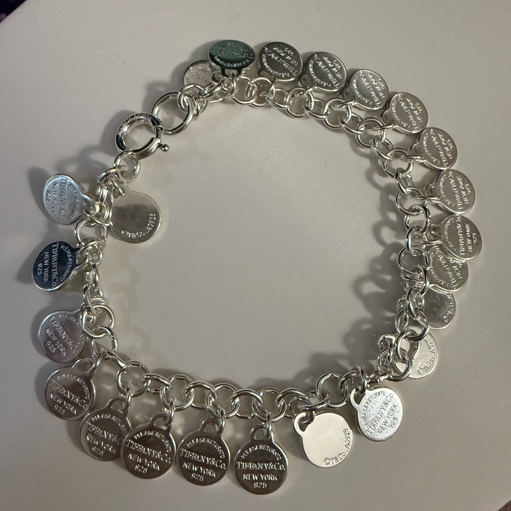 Return to Tiffany and Co. small circles bracelet